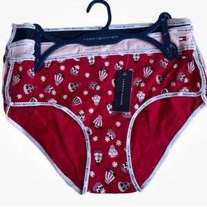Tommy Hilfiger Womens Size Large Hipster Panties 3 Pack Underwear New